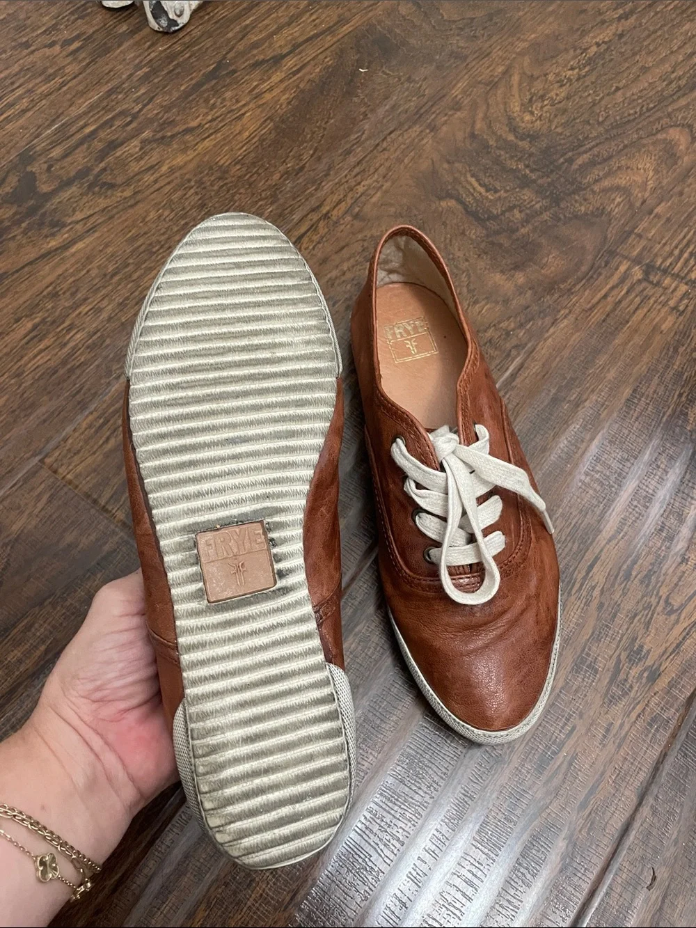 Frye leather sneakers